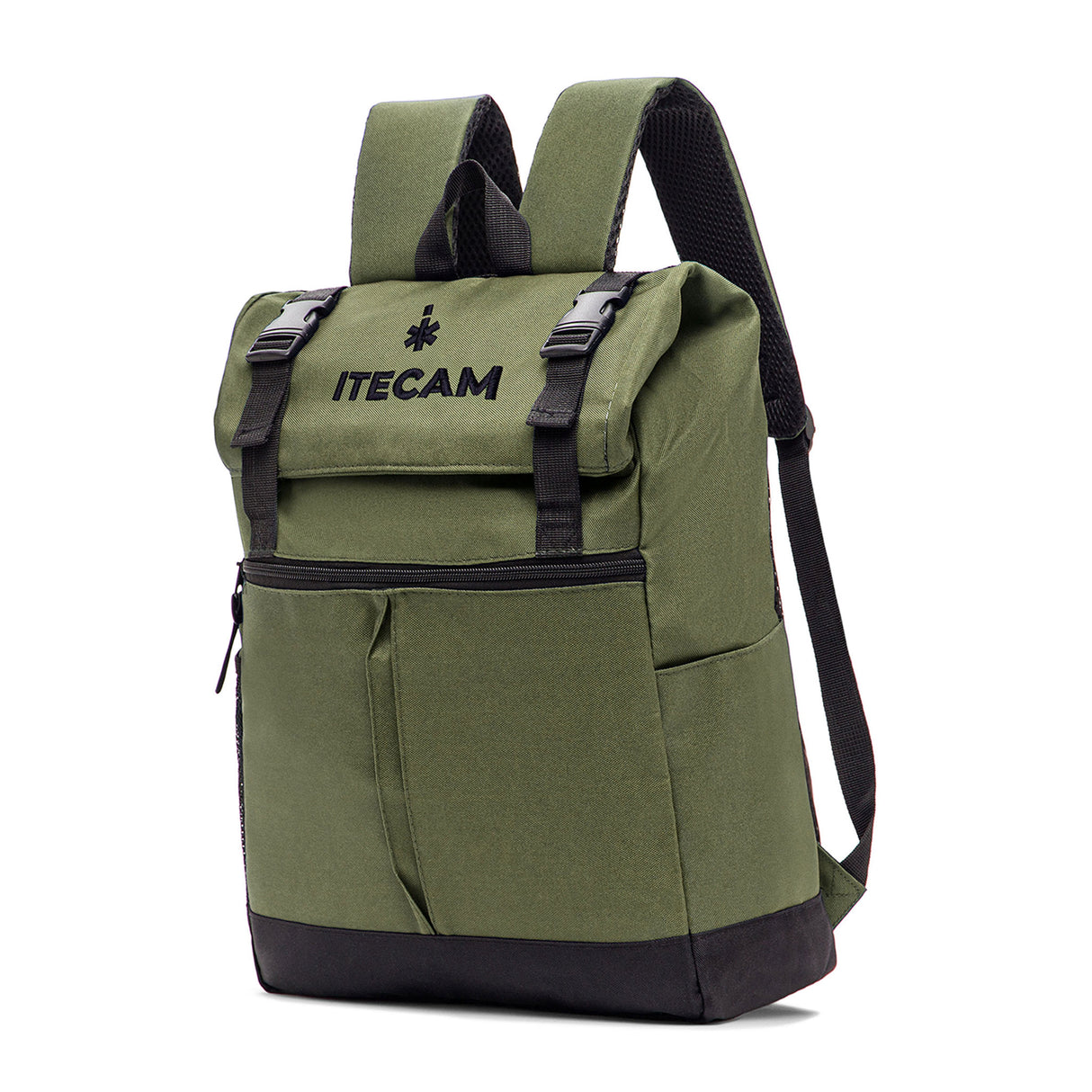 mochila urbana verde