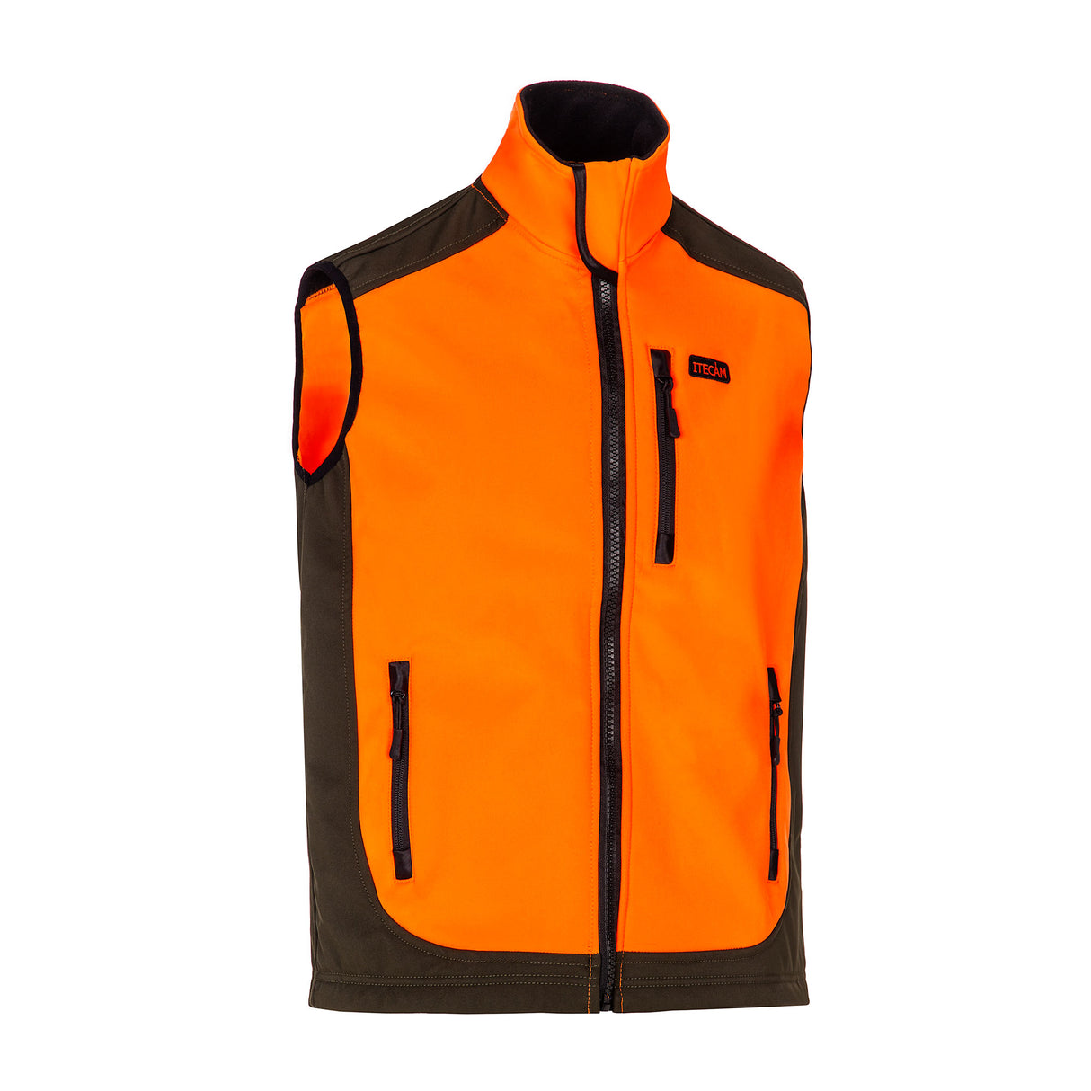 chaleco softshell naranja