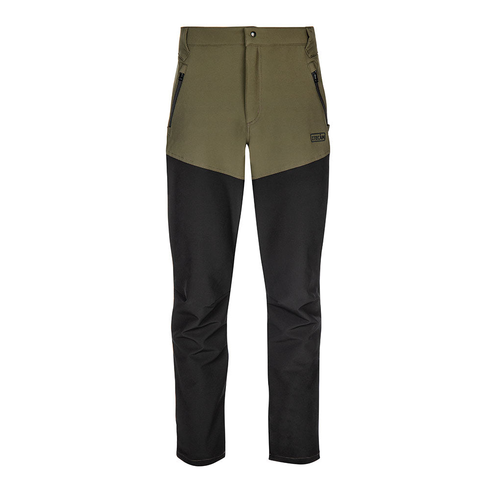 Pantalón Montaña Hombre Courel Verde y Negro - Itecam