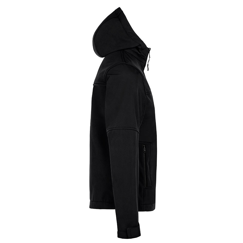 softshell para hombre con capucha