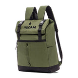 mochila urbana verde