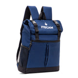 mochila ampliable azul