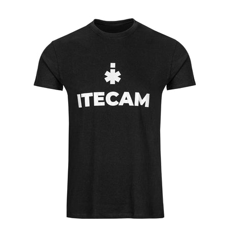 Camiseta Manga Corta Hombre Sálvora Negra - Itecam