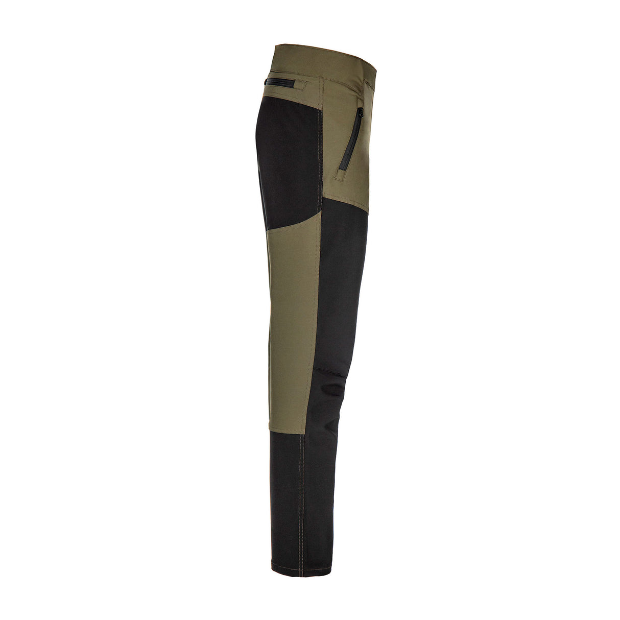 pantalón de senderismo verde y negro