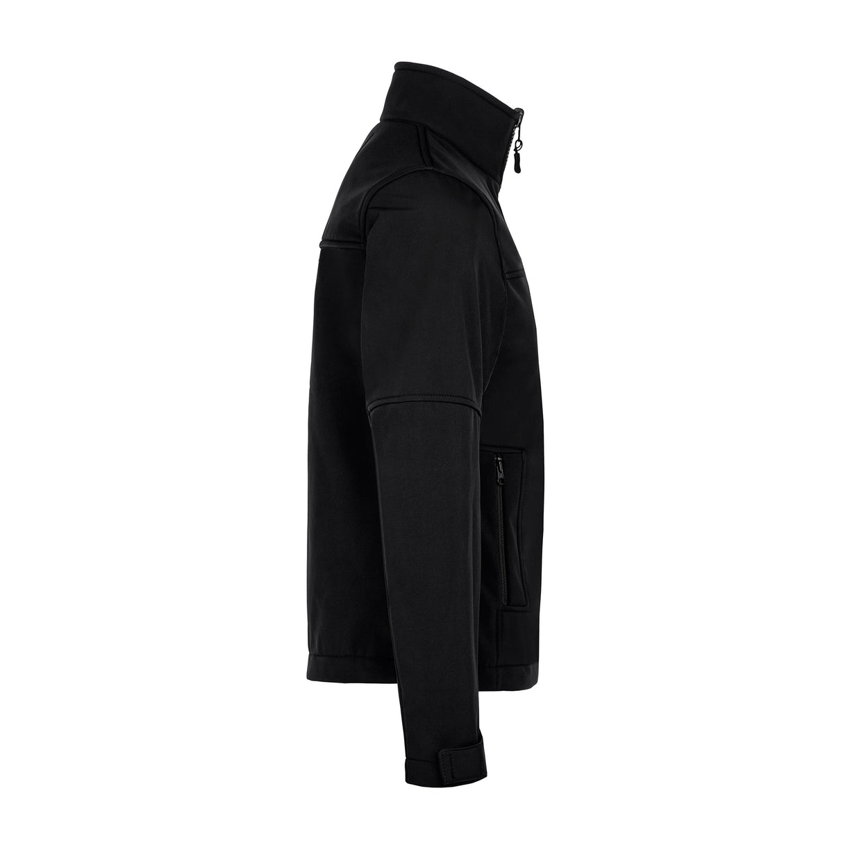 chaqueta softshell impermeable negra