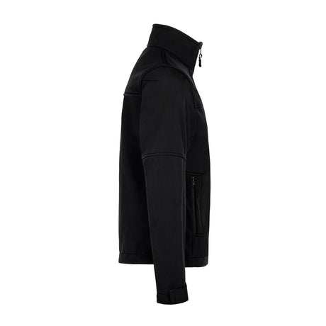 chaqueta softshell impermeable negra