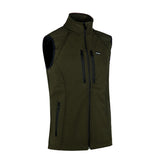 chaleco softshell hombre verde